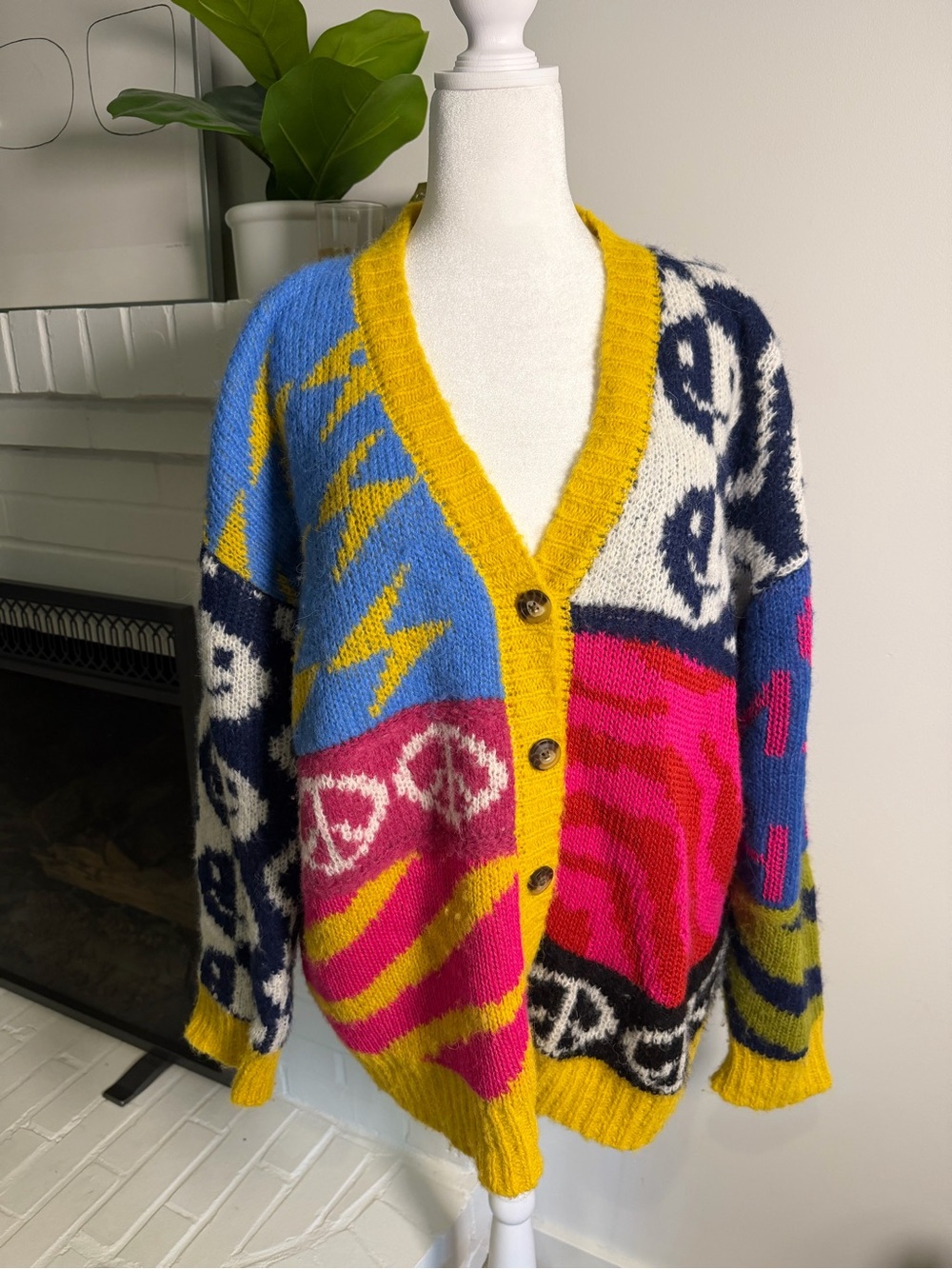 Mother Long Drop Cardigan